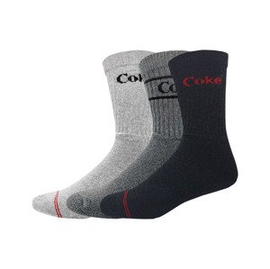 Coca Cola Pánské ponožky (vel. 39-42, šedá)