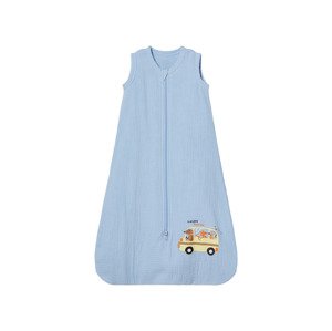 lupilu® Dětský spací pytel s BIO bavlnou (90, modrá)