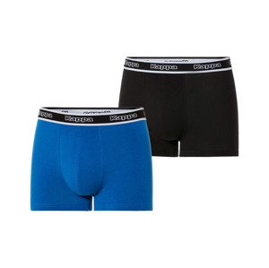Kappa Pánské boxerky, 2 kusy (M, černá/modrá)