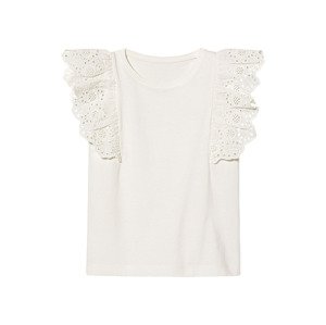 lupilu® Dívčí triko (110/116, bílá)