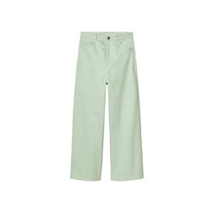 pepperts!® Dívčí džíny "Wide Leg", tříčtvrteční (mátově zelená, 134)