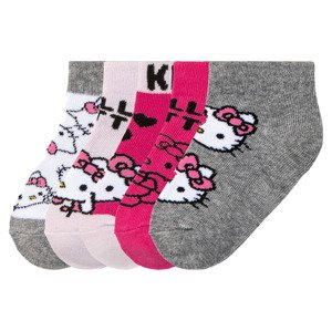 Dívčí nízké ponožky, 5 párů (23/26, Hello Kitty)