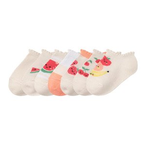 lupilu® Dívčí nízké ponožky s BIO bavlnou, 7 párů (23/26, růžová)
