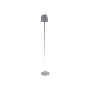 LIVARNO home Aku stojací LED lampa s USB a dotykovým stmívačem (šedá)