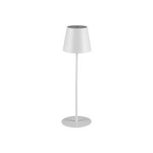 LIVARNO home Aku stolní LED lampa s USB a dotykovým stmívačem (šedá)