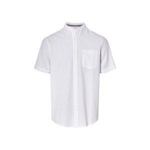 Livergy® Pánská volnočasová košile (M (39/40), bílá)
