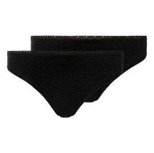esmara® Dámské krajkové kalhotky, 2 kusy (L (44/46), černá)
