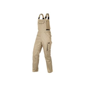 PARKSIDE® Pánské pracovní kalhoty (48, béžová/černá)