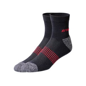 PARKSIDE® Pánské pracovní ponožky, 3 páry (39/42, černá/červená)