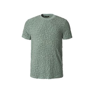 LIVERGY® Pánské froté triko, zelená (M (48/50))