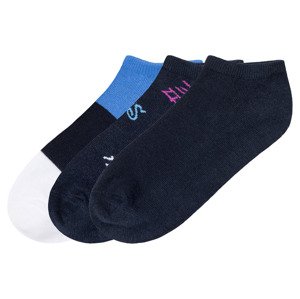 pepperts!® Chlapecké ponožky, 3 páry (39/42, vzorovaná / námořnická modrá / modrá / bílá)