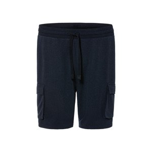 LIVERGY® Pánské teplákové bermudy (XL (56/58), navy modrá)