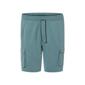 Livergy® Pánské teplákové cargo bermudy (S (44/46), světle modrá)