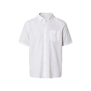 Livergy® Pánská lněná košile (M (39/40), bílá)