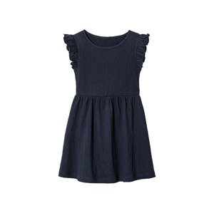 lupilu® Dívčí šaty (98/104, tmavě modrá)