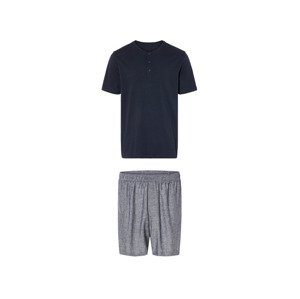 Livergy® Pánské pyžamo (navy modrá / šedá, M (48/50))