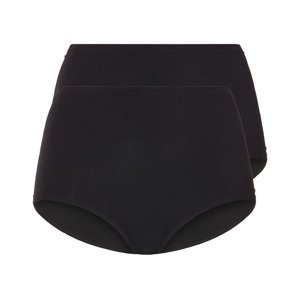 esmara® Dámské bezešvé kalhotky, 2 kusy (XS (32/34), černá)