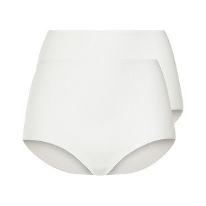 esmara® Dámské bezešvé kalhotky, 2 kusy (XS (32/34), bílá)