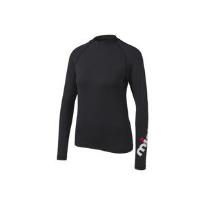 Dámské koupací triko s dlouhými rukávy UV 50+ (XS (32/34), černá)
