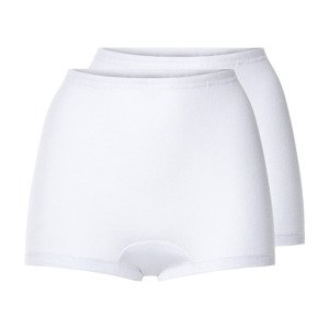 esmara® Dámské kalhotky s nohavičkou s BIO bavlnou, 2 kusy (L (44/46))