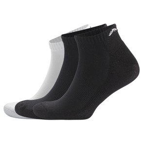 CRIVIT Pánské sportovní ponožky, 3 páry (41/42, černá/bílá)