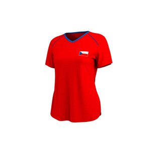 CRIVIT Dámský fotbalový dres EURO 2024 (M (40/42), červená)
