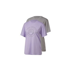 CRIVIT Dámské funkční triko, 2 kusy (M (40/42), fialová/šedá)