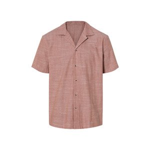 LIVERGY® Pánská košile "Regular Fit" (M (39/40), cihlová)