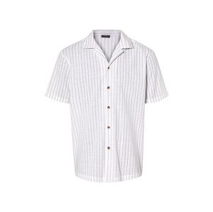Livergy® Pánská košile "Regular Fit" (M (39/40), pruhy/bílá)