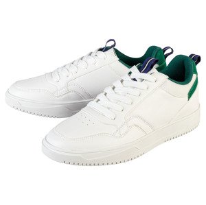 LIVERGY® Pánská volnočasová obuv (44, bílá/zelená)