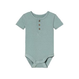 lupilu® Chlapecké body s krátkými rukávy s BIO bavlnou (74/80, mintová)
