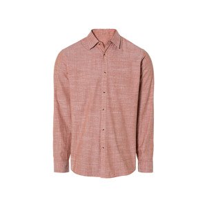 LIVERGY® Pánská košile "Regular Fit" (L (41/42), cihlová)