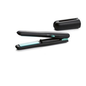 Silvercrest® Personal Care Aku žehlička na vlasy Sgea 3.6 A1 (černá/tyrkysová)