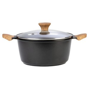 Ernesto® Hrnec z hliníkové litiny, Ø 24 cm (černá)