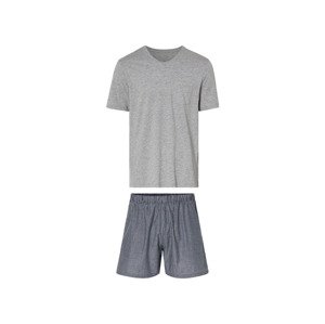 Livergy® Pánské pyžamo (S (44-46), zelená/šedá)