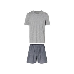 LIVERGY® Pánské pyžamo (L (52/54), zelená/šedá)