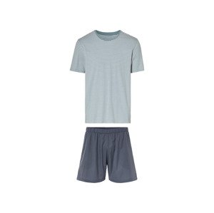 Livergy® Pánské pyžamo (zelená/modrá, M (48/50))