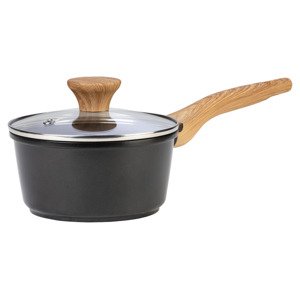 Ernesto® Hrnec z hliníkové litiny, Ø 20 cm / Rendlík z hliníkové litiny, Ø 16 cm (černá, rendlík)