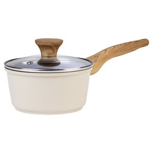 Ernesto® Hrnec z hliníkové litiny, Ø 20 cm / Rendlík z hliníkové litiny, Ø 16 cm (světle hnědá, rendlík)
