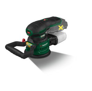 Parkside® Aku excentrická bruska Paexs 20-Li B2 – bez akumulátoru a nabíječky