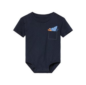 lupilu® Chlapecké body s BIO bavlnou (50/56, navy modrá)