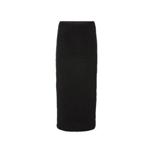 esmara® Dámská háčkovaná midi sukně (XS (32/34), černá)