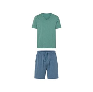 Livergy® Pánské pyžamo (M (48/50), zelená/modrá)