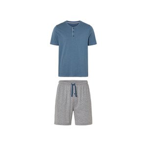 Livergy® Pánské pyžamo (M (48/50), modrá/šedá)