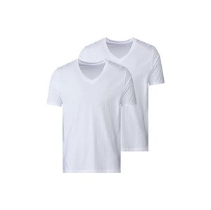 MEXX Pánské spodní triko "Regular Fit", 2 kusy (M, bílá, "V" výstřih)
