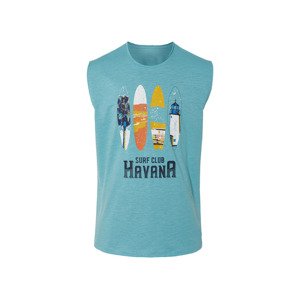 Livergy® Pánské triko bez rukávů (XL (56/58), aqua)