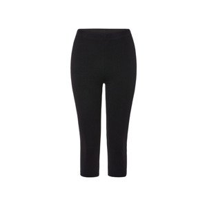 esmara® Dámské capri legíny s BIO bavlnou (XL (48/50), černá)