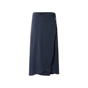 esmara® Dámská midi zavinovací sukně (XS (32/34), námořnická modrá)