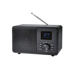 Silvercrest® Rádio Dab+/Fm s technologií Bluetooth® (černá)