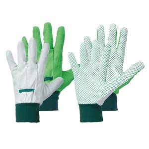Parkside® Dámské / Pánské zahradní rukavice, 2 páry (8, šedá/zelená)